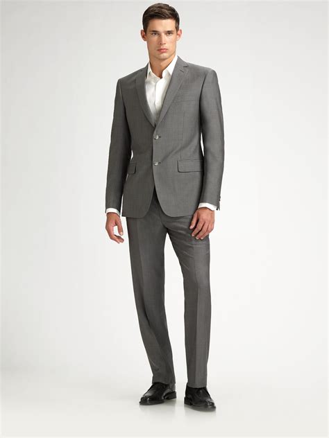 michael kors groom charcoal suits|Men’s Michael Kors Charcoal Gray Suit .